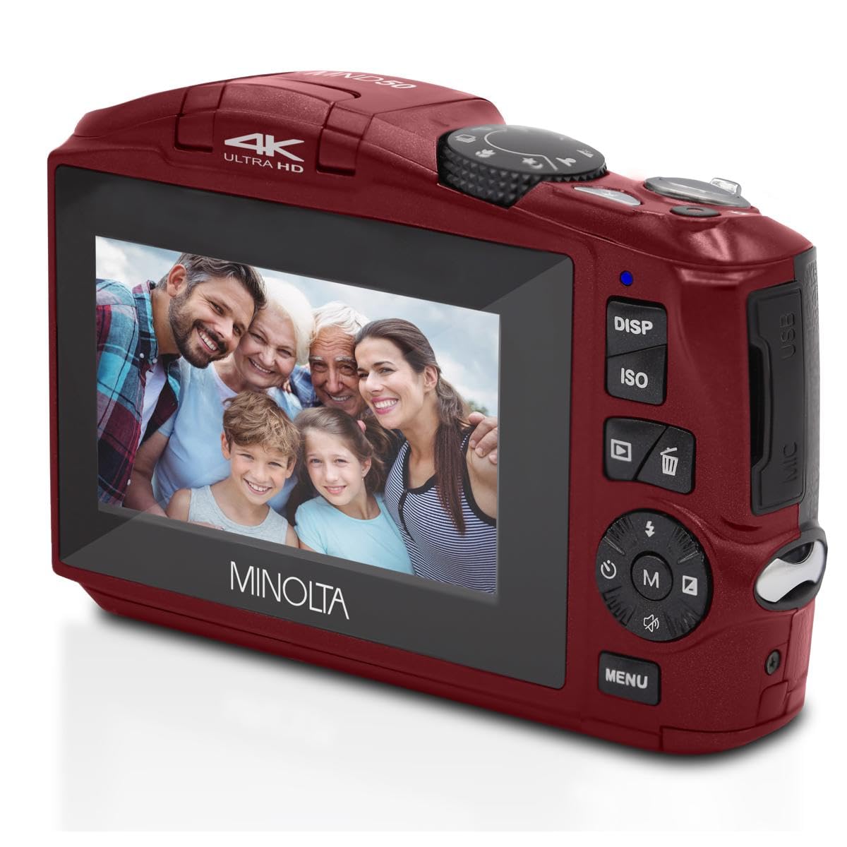 Amazon.com : Minolta MND50 48MP Digital Camera, 4K Video, 16X Zoom