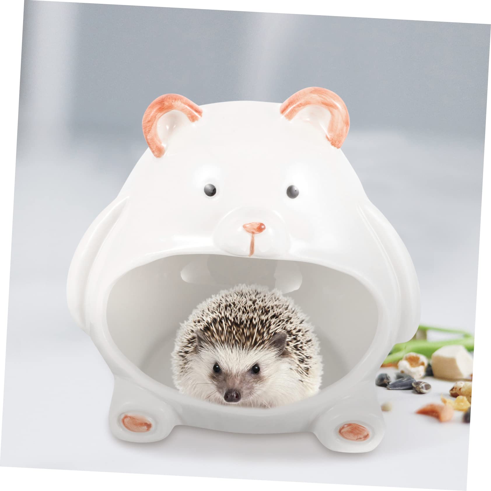 Toyvian Maison pour Hamster Et Nid Décoratif Abri Céramique pour Hamster Domestique Cachette pour Petits Animaux
