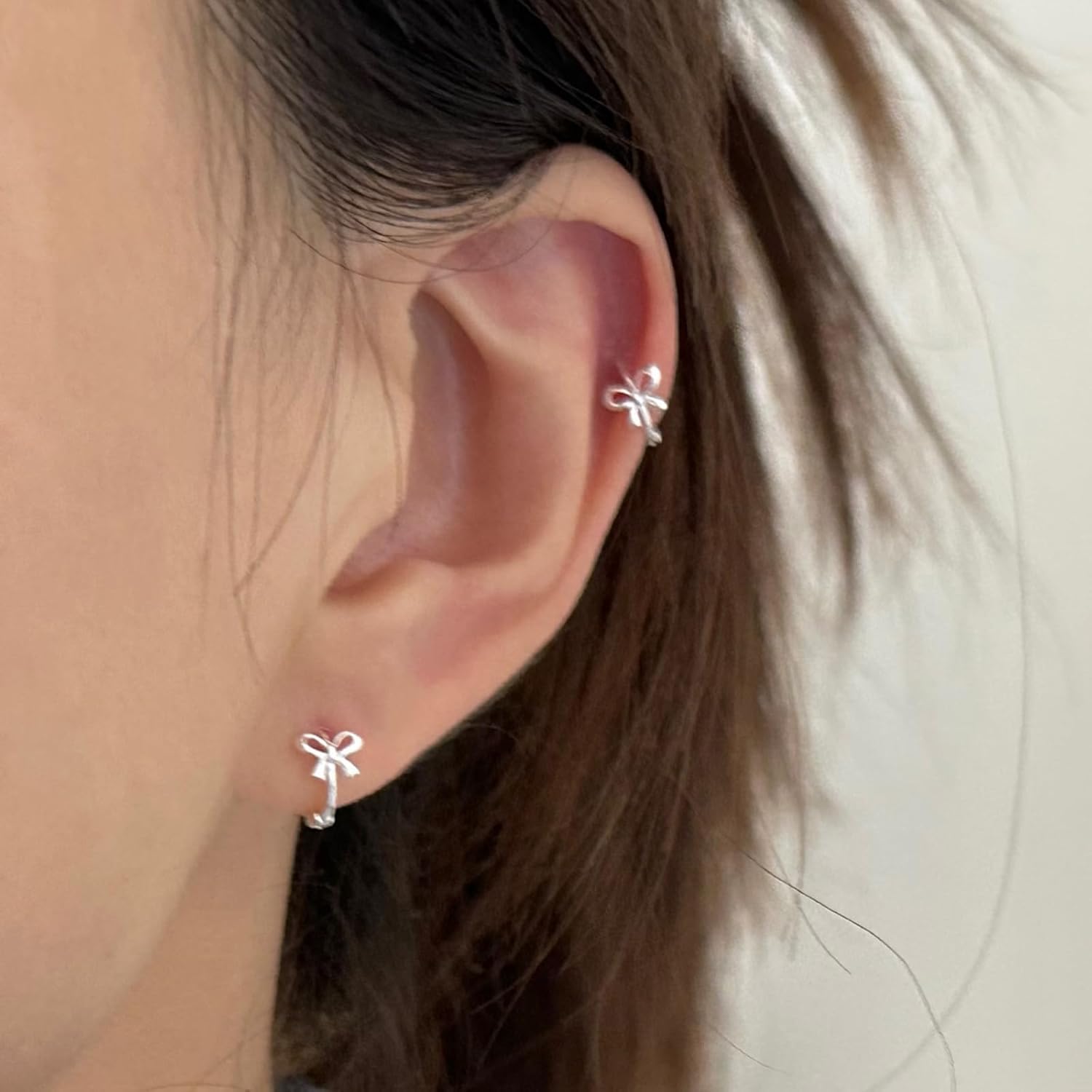 Small Hoop Earrings for Women Girls 14k Gold Plated Hoop Earrings Hypoallergenic Sterling Silver Hoop Huggie Earrings Lightweight Cartilage Helix Earring Piercings Jewelry - Image 4