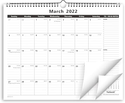 Calendrier 25 Power 2023 Amazon.com : Nekmit 2022 Yearly Monthly Wall Calendar, Family Schedule  Calendar For Home Schooling Plan, Runs From Now Through December 2022, 15 X  12 Inches, Black : Office Products