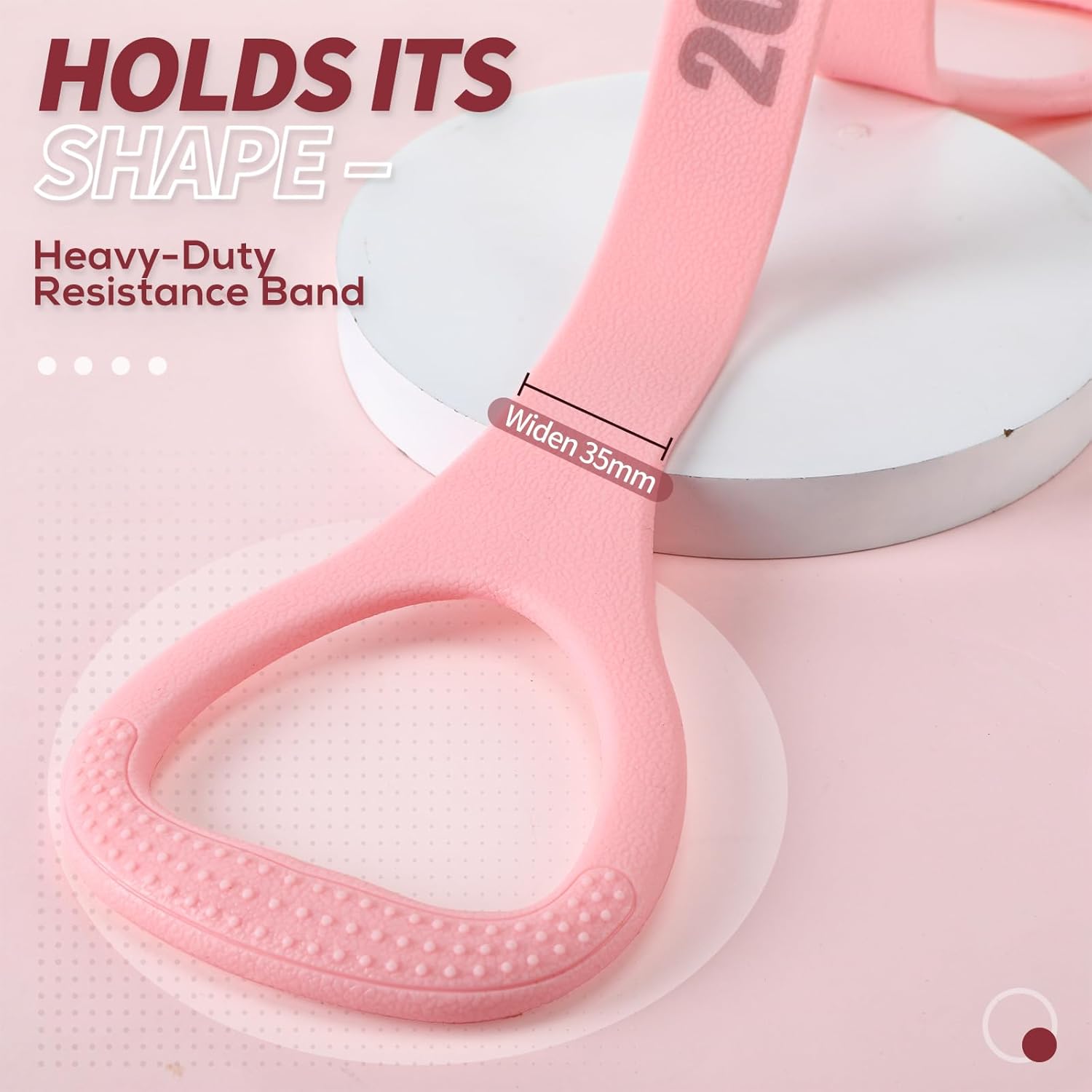 12 Pcs Figure 8 Resistance Bands Elastic Bands for Working Out Back Arm Shoulder Yoga Pilates Stretching Exercise Band with Handles for Women Men