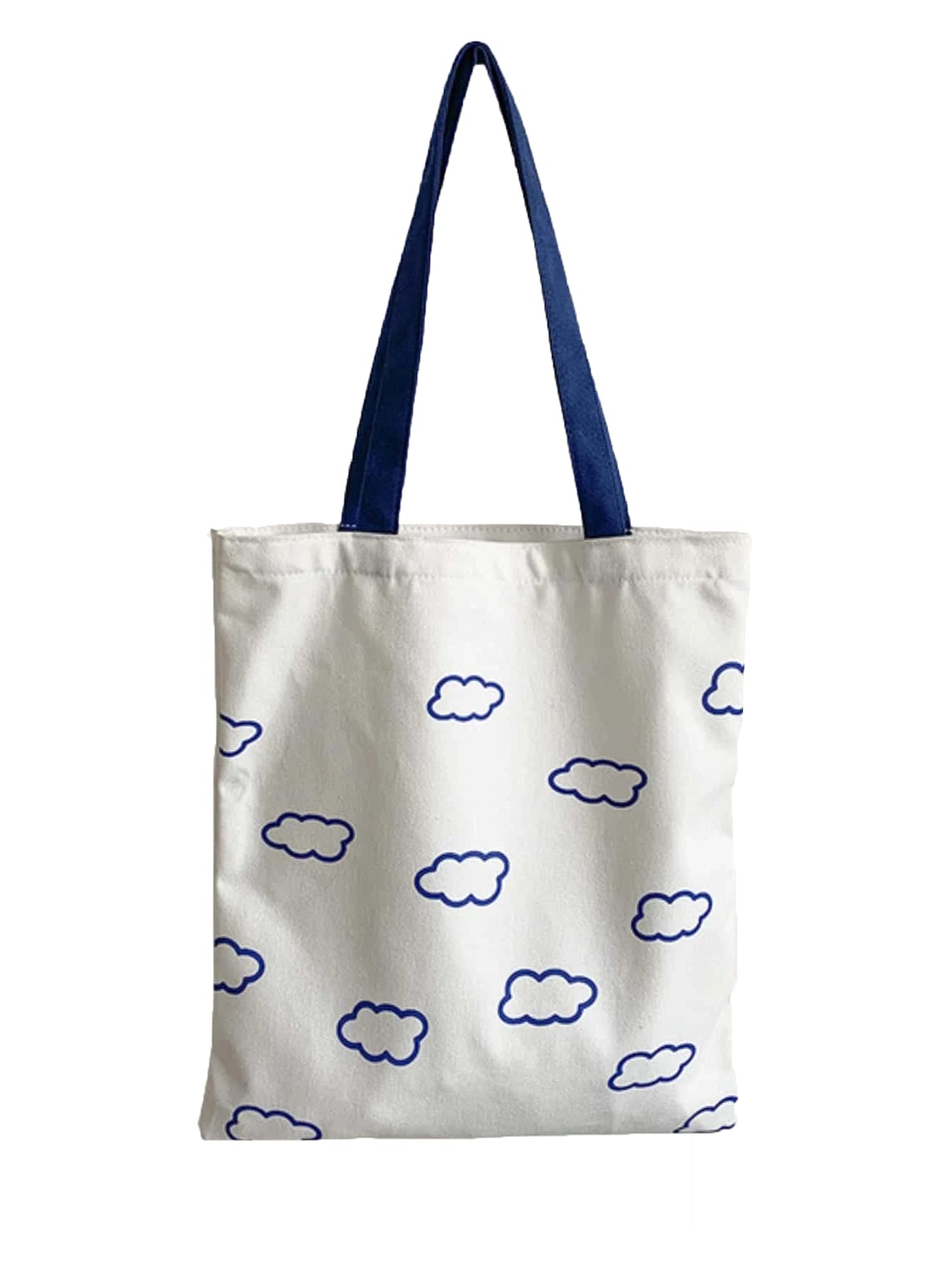 See full amazon price history chart for Glowic Cloud Print Tote Bag(WBAG-12), BLUE-WHITE Glowic Cloud Print Tote Bag(WBAG-12), BLUE-WHITE (B092VGYJFZ) Amazon Price History, Amazon Price Tracker