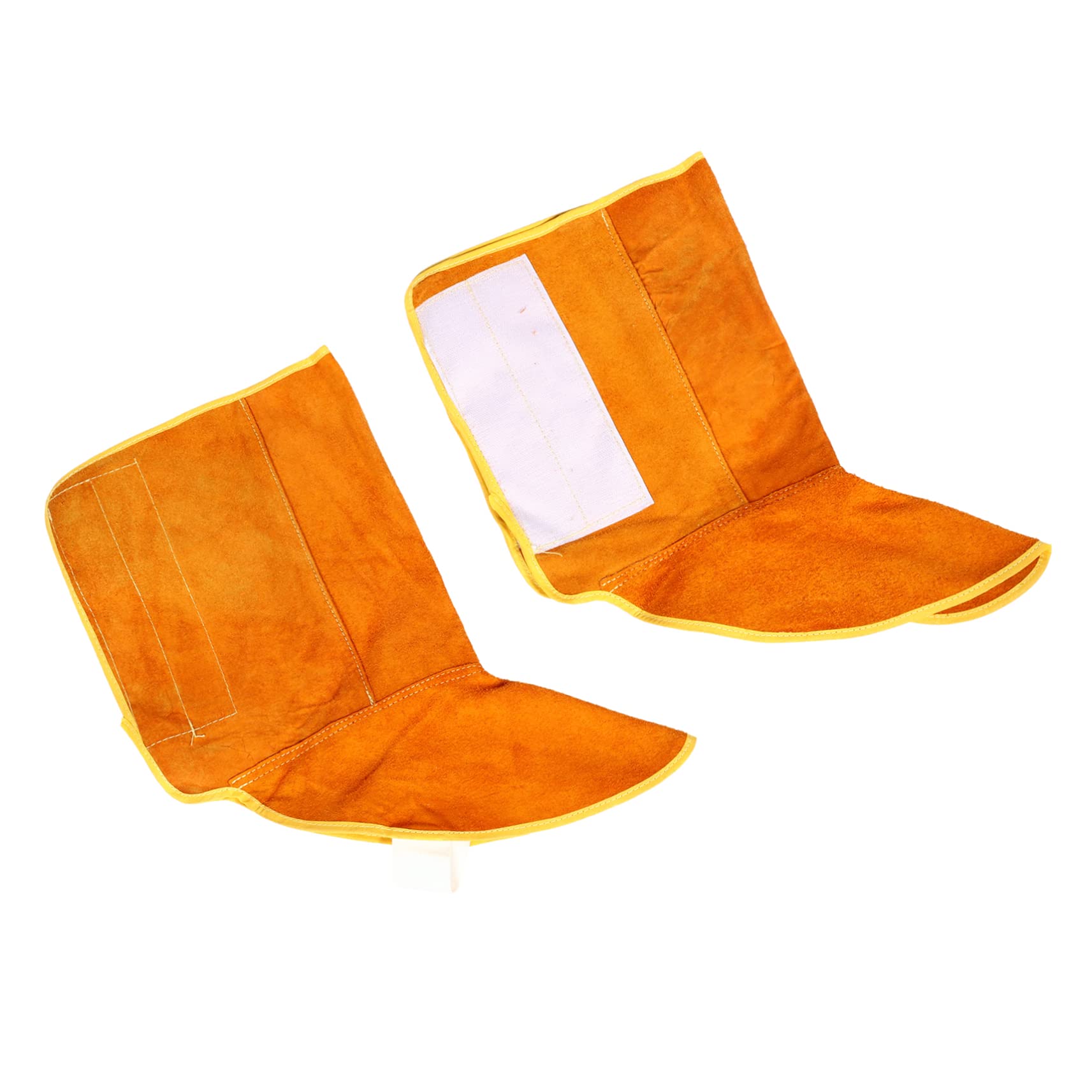 HOUDERCO 1Pair Welding Protective Foot Covers Cowhide Welding Shoe Protectors for Heat Insulation Spark Prevention for Home Factory Use Design