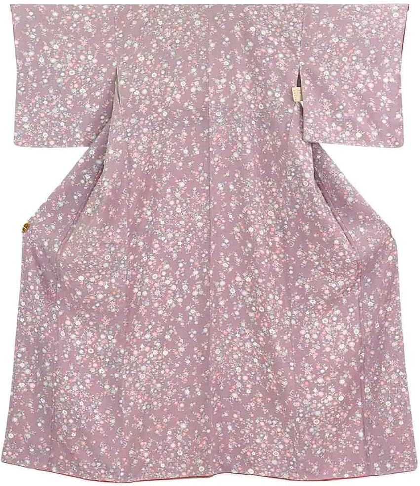 七五三正絹総絞り淡いサーモンピンクの被布（中綿無し） 七五三