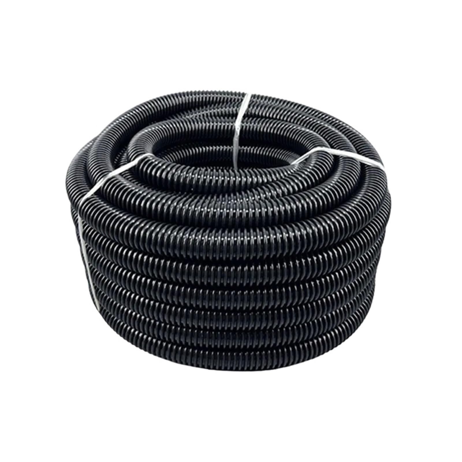 Vacuum Cleaner Hose Flexible Extended Inner Diameter 32mm EVA Corrugated(Black-3.0m)