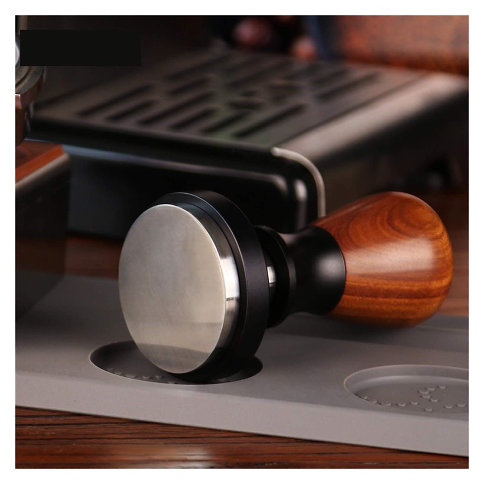 Compatibile con pressino for caffè a pressione costante da 30 libbre attrezzo professionale for baristi a molla calibrata(58.3MM Flat Base)