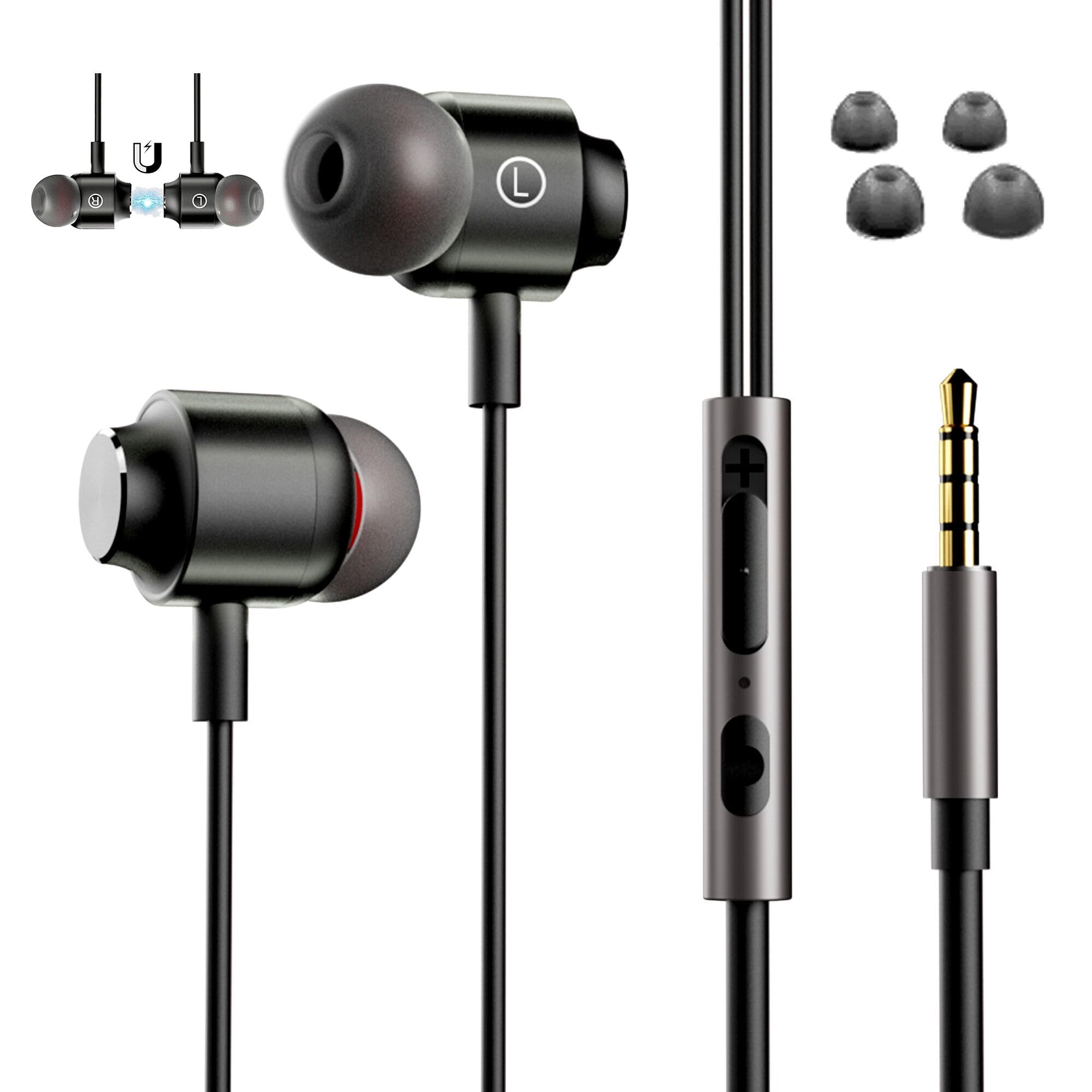 Amazon.co.jp: Juyya イヤホン 有線 マイク付きイヤホン 3.5mm
