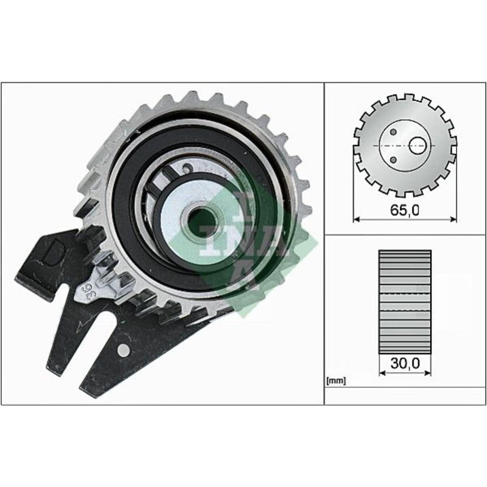 INA 530 0622 30 Kit cinghia distribuzione pompa acqua 30 mm con guarnizione Compatibilità con ALFA ROMEO 147 937, FIAT PUNTO 188 BRAVO II 198 Doblo Station Wagon 119, 223 Doblo Cargo 223