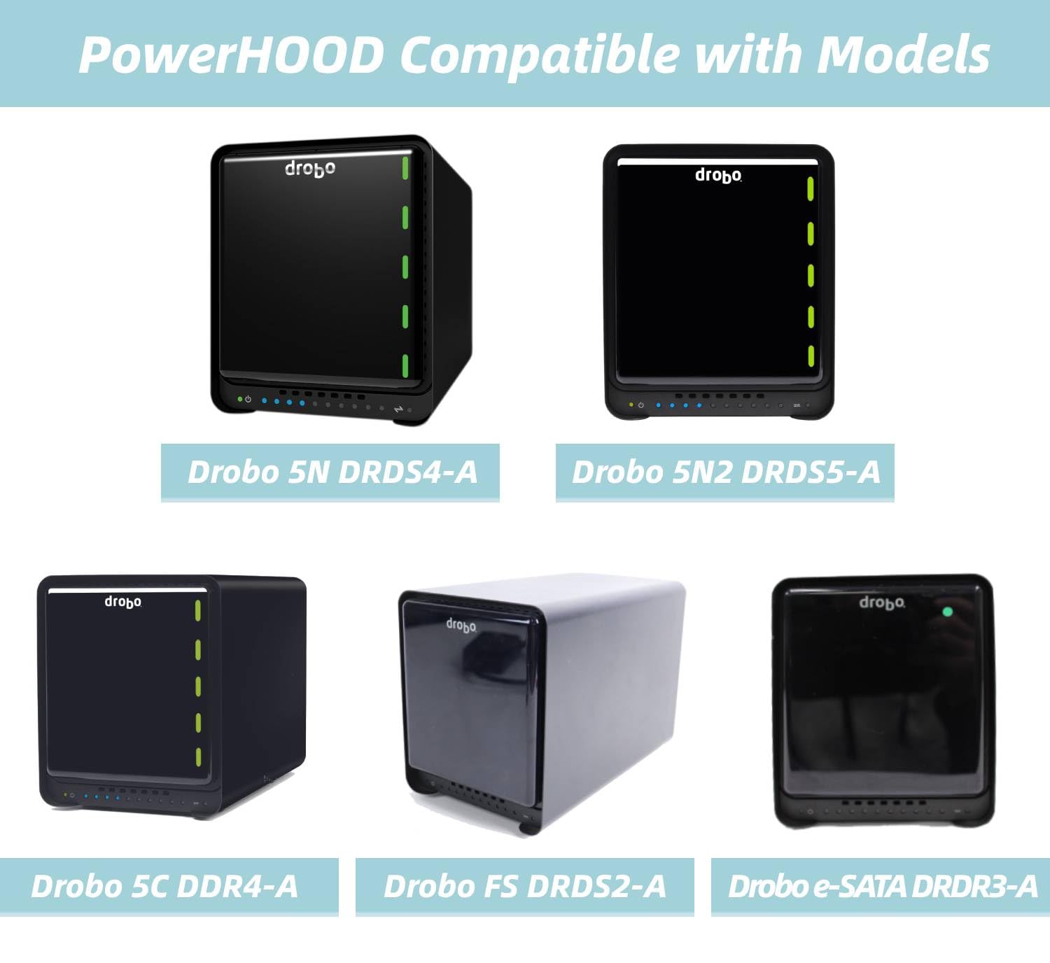 Amazon.com: PowerHOOD 12V AC/DC Adapter Compatible with Drobo 5N