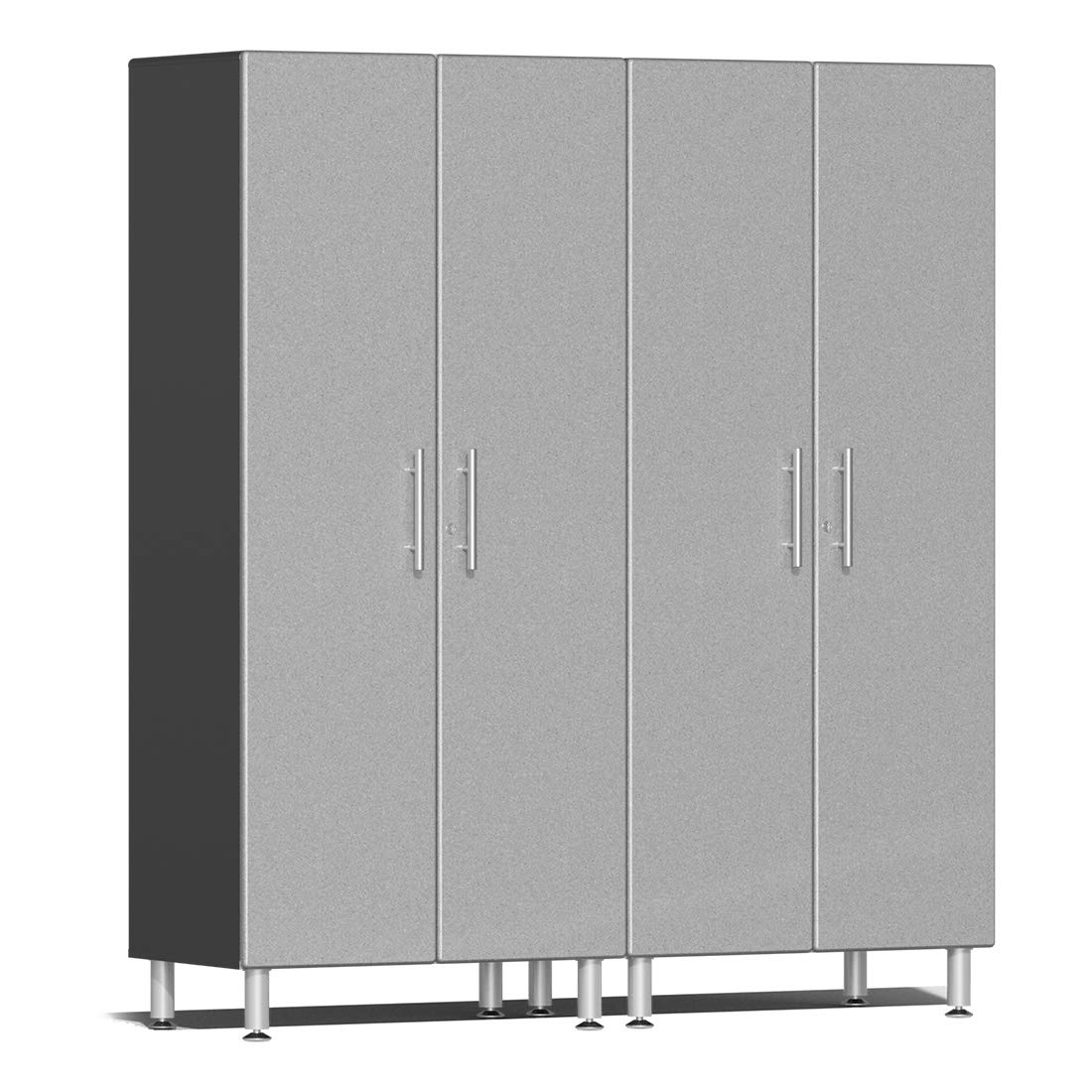 Ulti-Mate UG22620S 2-Piece Tall Garage Cabinet Kit in Stardust Silver Metallic