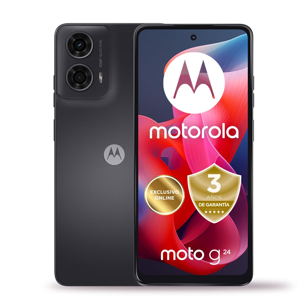 Motorola Moto G24,8GB(4+4GB RAM Boost)/128GB, España, Pantalla HD+