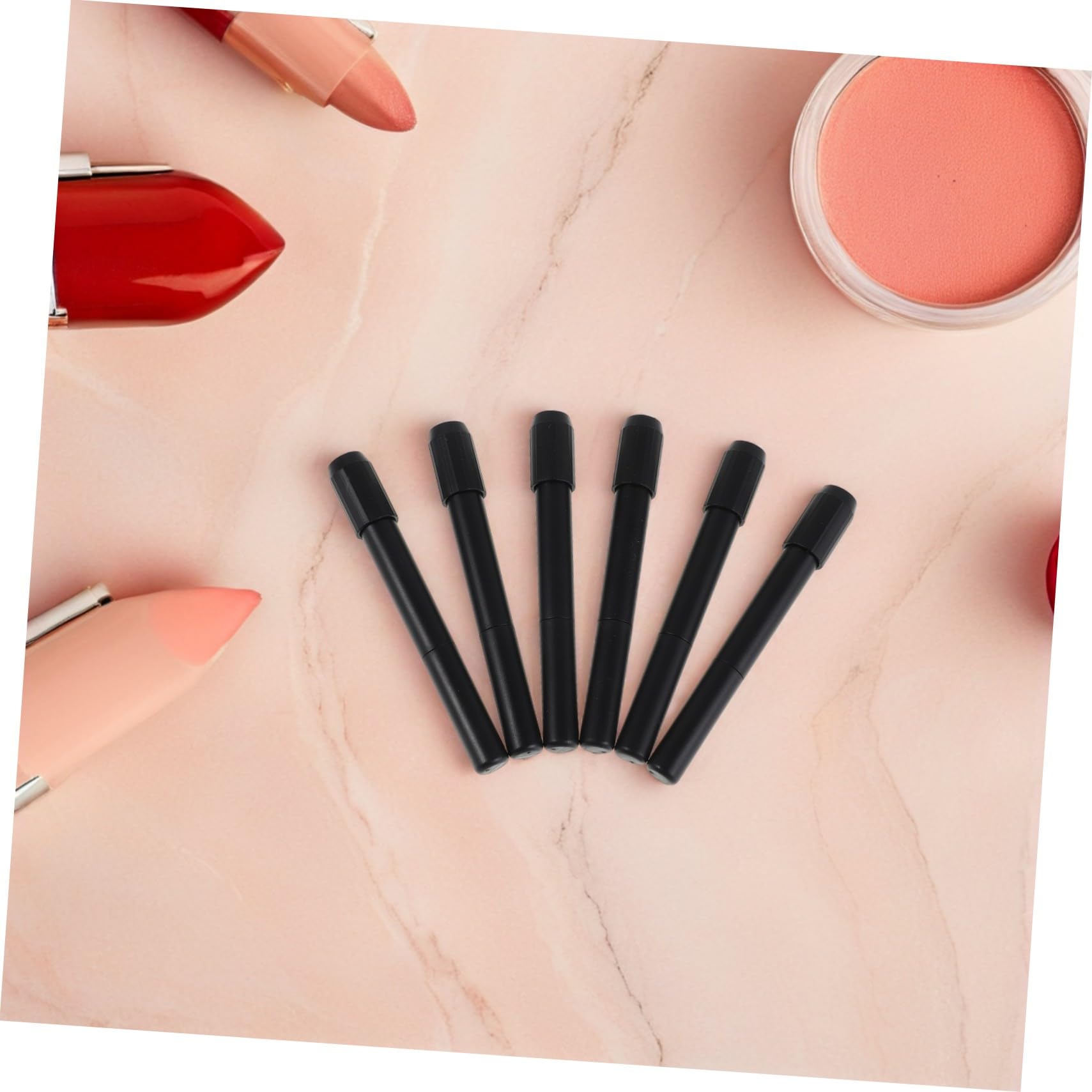 48 Stck. Teiliges Augenbrauenstift Verlängerer mit Dualkopf und Weichem Pinsel Universeller Halter für Präzises Formen Handliche Make-up Hilfe für Anfänger und Profis für Reisen