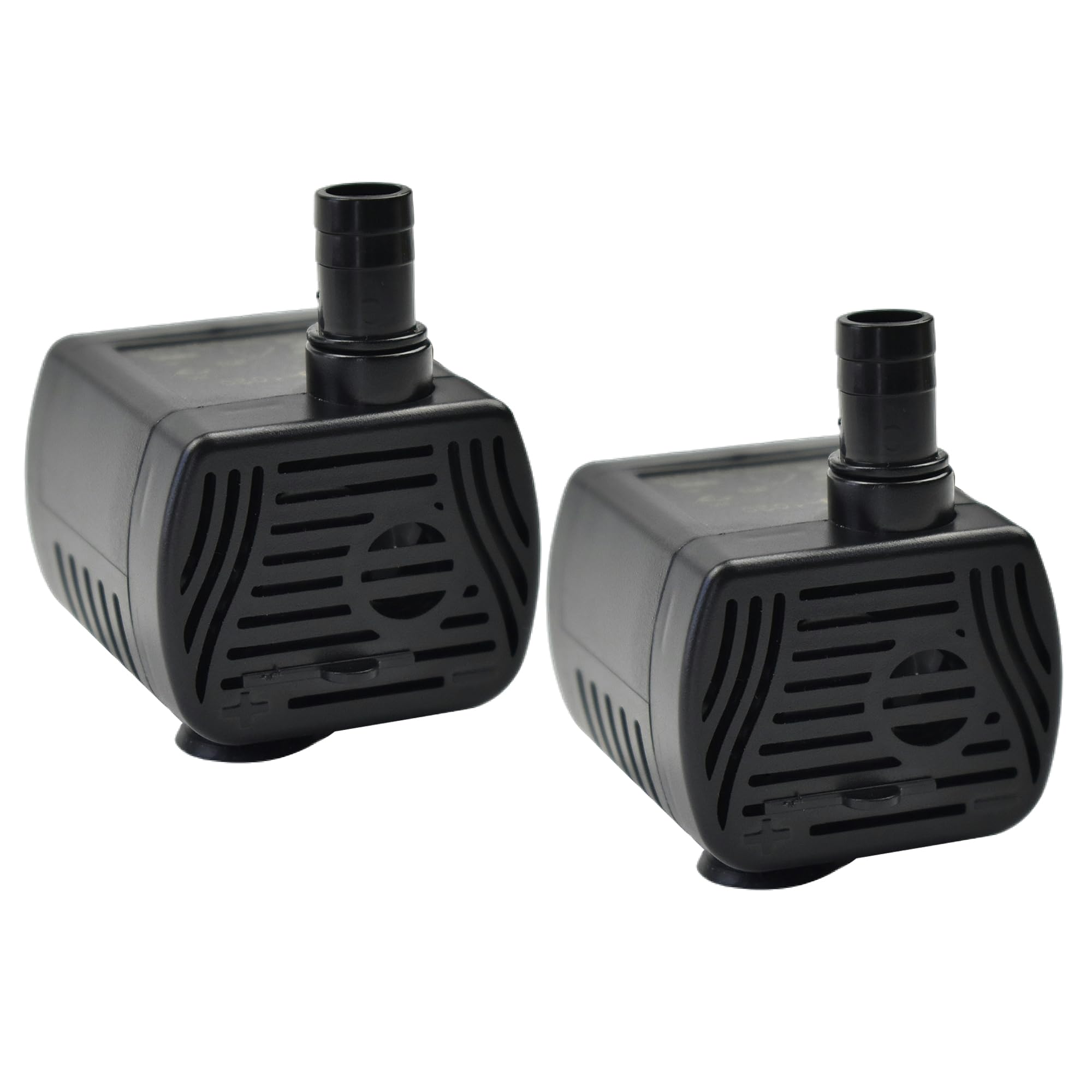 CONQUERALL 2PCS DC 5.5-12V 200L/H mini bomba de sumidero DC sin escobillas bomba sumergible de flujo ajustable para peceras, fuentes de jardín, sistemas de circulación de agua
