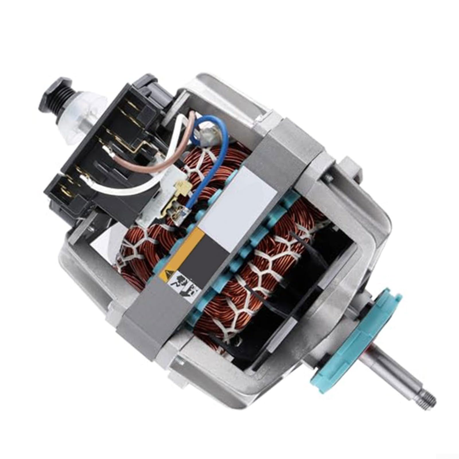 Conjunto de motor de secadora para WP279787 W10250900 W10396029, motor de accionamiento de 120 V con polea, pieza de repuesto fácil de instalar para restaurar la eficiencia de secado