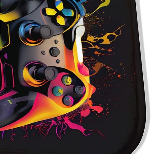 Miniatura 5 de Alfombra gamepad para dormitorio de niños, con temática de gamepad, perfecta para sala de juegos de deportes electrónicos o habitación de niños, 36
