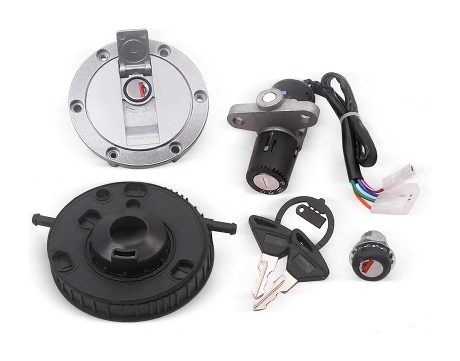 para CR150 GPR150 GPR125 GPR250R CR-GPR 150 Tapa Combustible Depósito Gasolina Accesorios Kit De Llave Encendido Y Bloqueo Interruptor Encendido con Llave Motocicleta