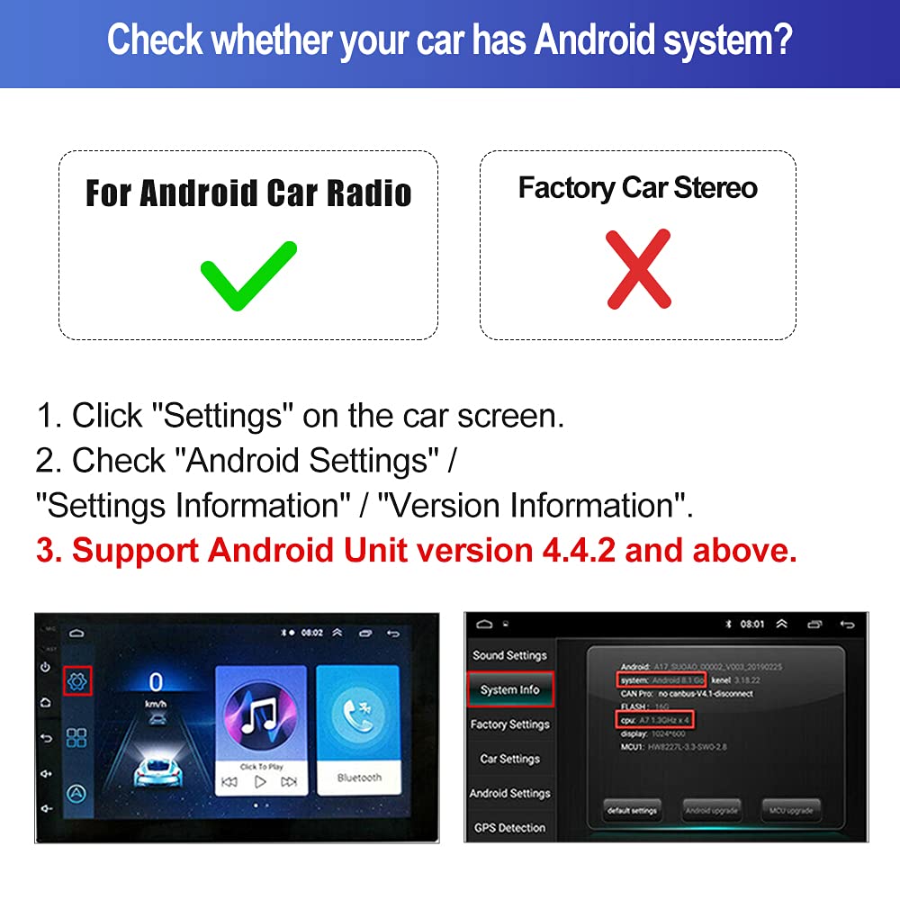 Carlinkit Wireless CarPlay/Wired Android Auto Dongle for Android Head