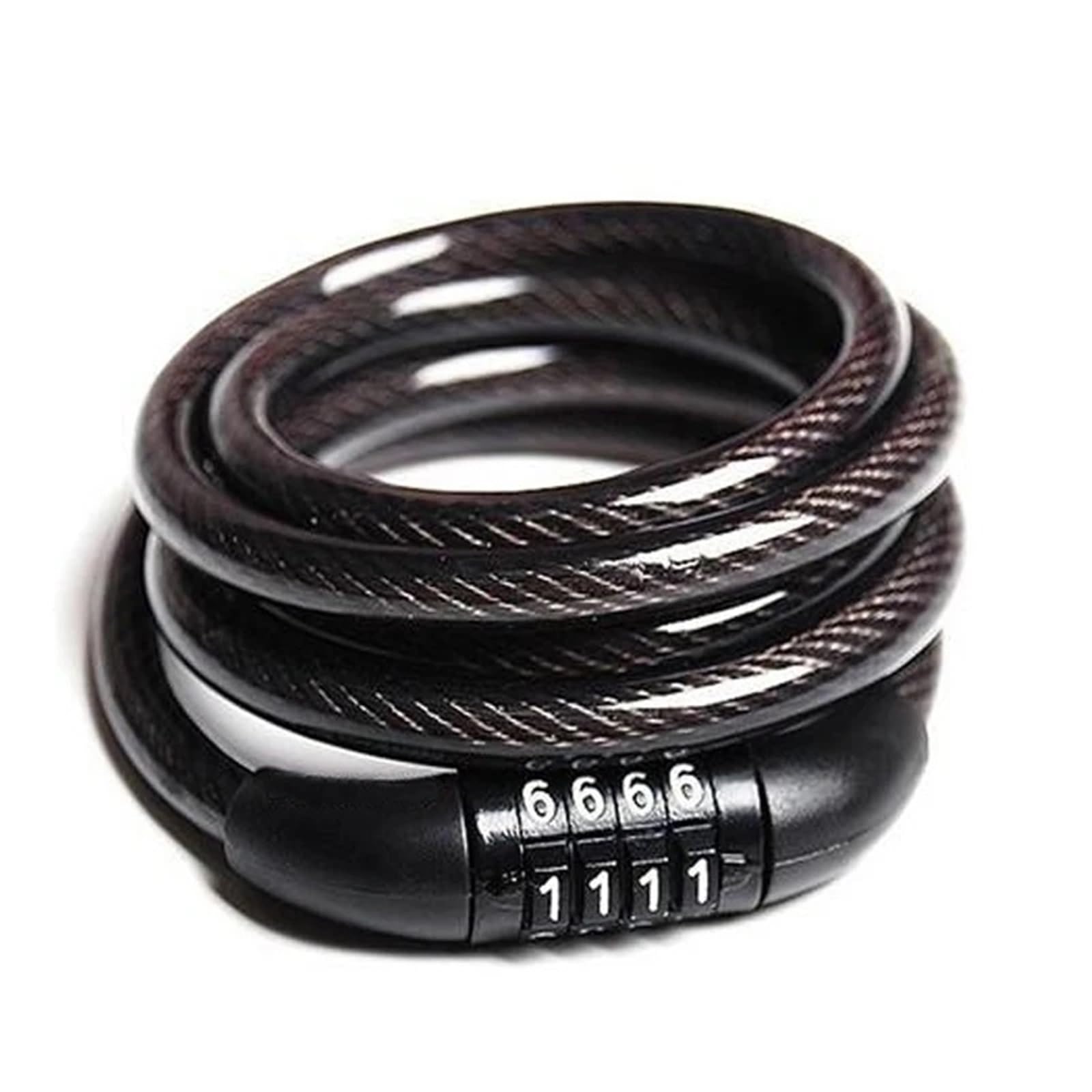 Bike Motorcycle Lock 4 Digital Code Cable Lock for Cycling Length 120cm Rarelock ZS13 G 1Pcs