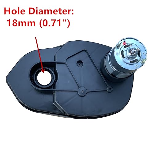 Miniatura 4 de Caja de cambios FY-750 con motor de 775 24 V 25000 RPM para niños, auto SUV, caja de cambios de 24 voltios, motor de alta velocidad para niños