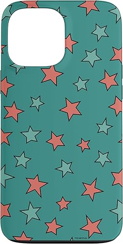 Funda con patrón de estrellas de varios colores para iPhone 13 Pro Max Heartstopper