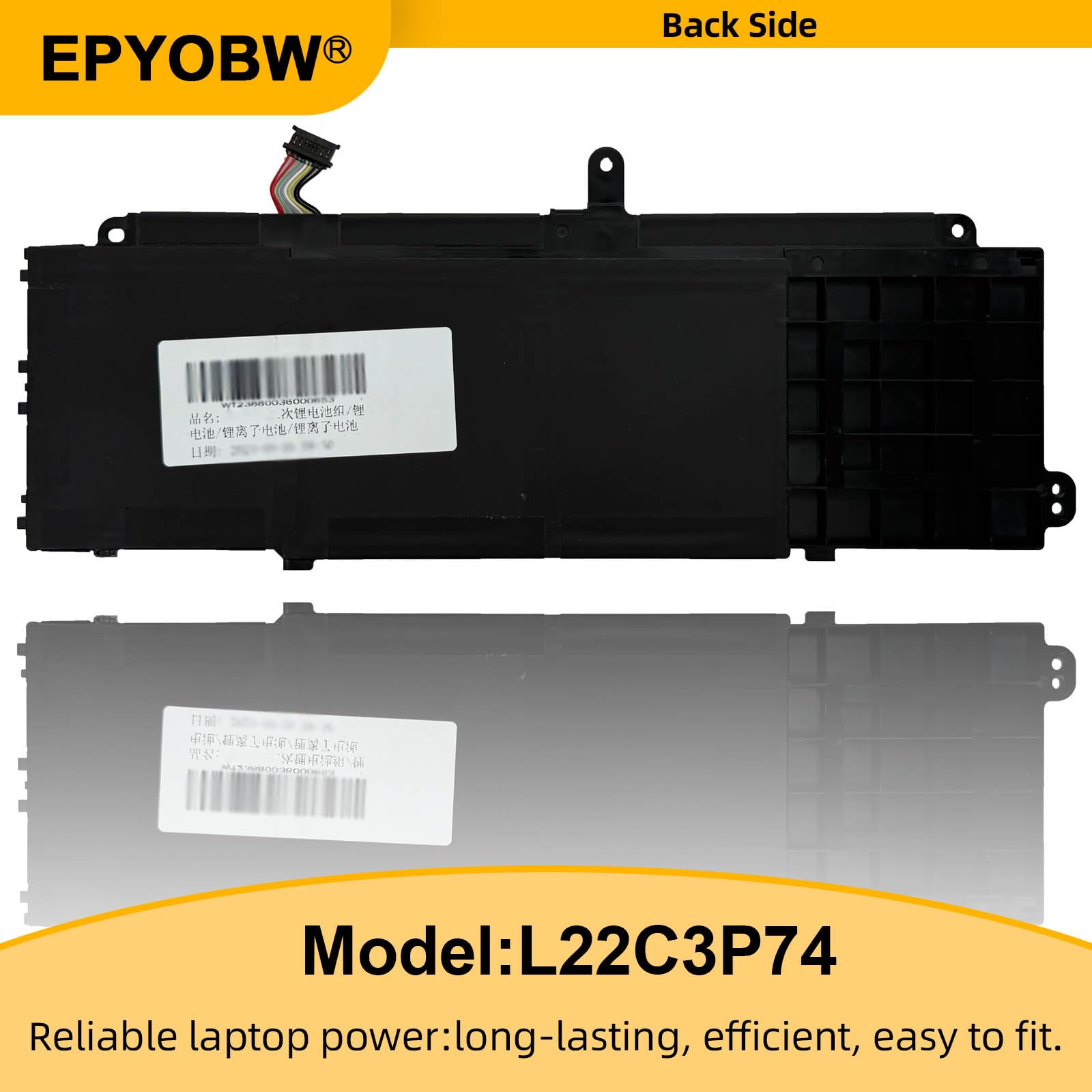 Amazon.com: EPYOBW L22C3P74 Laptop Battery 41Wh Compatible with