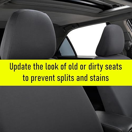 Miniatura 5 de Paquete de 2 fundas protectoras para reposacabezas de automóvil, accesorios de vehículo, fundas para reposacabezas de automóvil, universales para