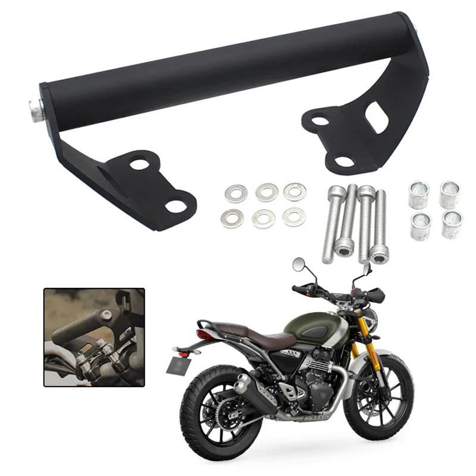 Soporte Móvil Bicicleta para Speed400 para Speed ​​para 400x para Scrambler para 400 SCRAMBLER400 2024 Soporte Navegación GPS Motocicleta Barra Soporte Placa Teléfono Piezas Soporte Teléfono Bici