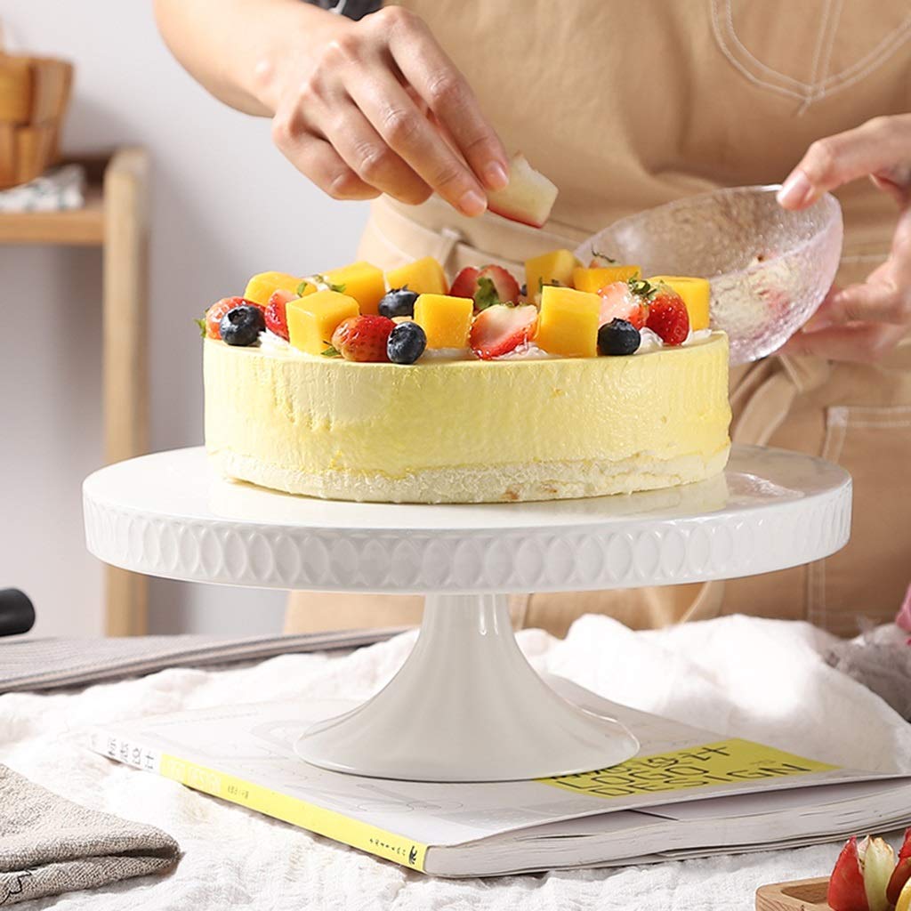 Piédestal à gâteaux en verre - France