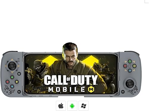 arVin Mando móvil para juegos para iPhone iOS Android PC, Joystick inalámbrico para iPhone 14131211, iPad, MacBook, Samsung Galaxy S22S21S20, TCL,
