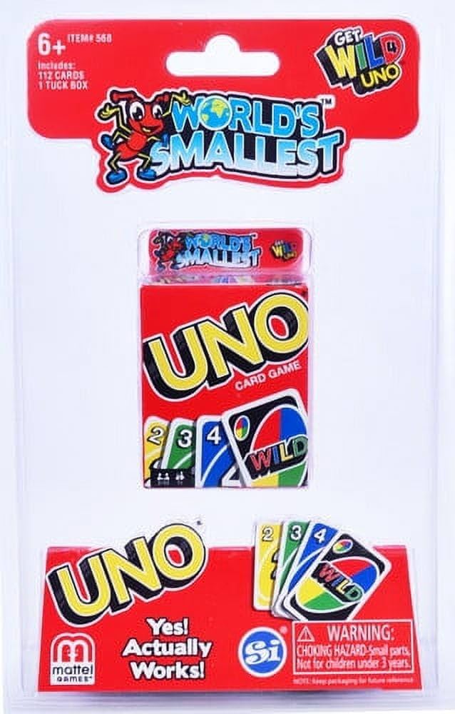 【挑戦者求む】ミニサイズのUNO Amazon.com: Worlds Smallest Uno : 玩具和遊戲