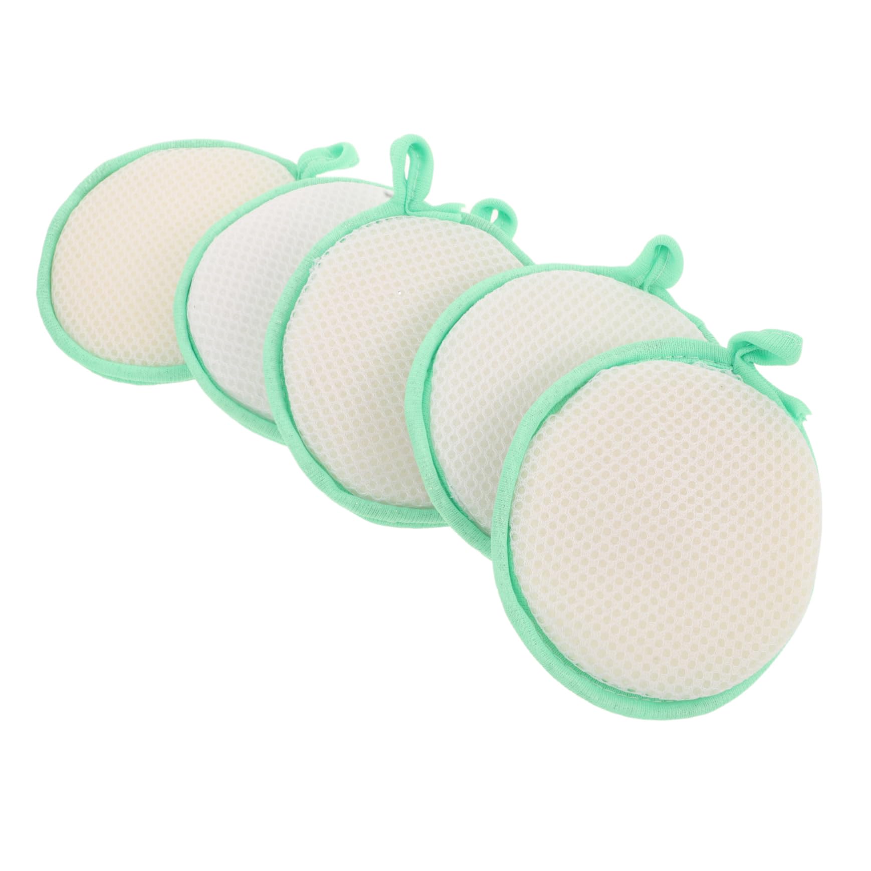 GLEAVI 5pcs Double-Sided Dish Sponge Non-Scratch Scrub Sponge for Kitchen Dishes Heavy Duty for Home