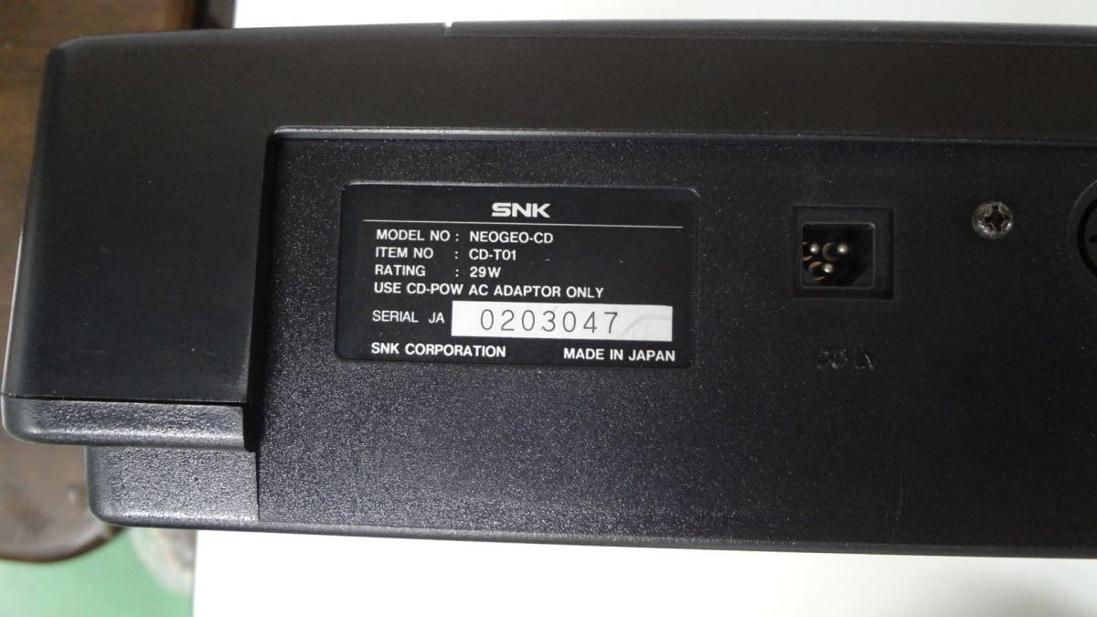 Amazon.co.jp: SNK NEOGEO-CD CD-T01 ネオジオ 本体 み 箱説なし