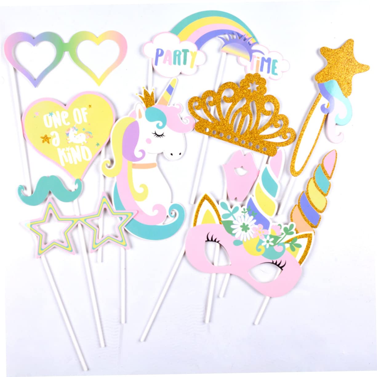 SCJJZ accessoires photobooth, photobooth, deco anniversaire, Ensemble de 30 accessoires de décoration de photo de fête d'anniversaire pour enfants sur SCJJZ accessoires photobooth, photobooth, deco anniversaire, Ensemble de 30 accessoires de décoration de photo de fête d'anniversaire pour enfants sur