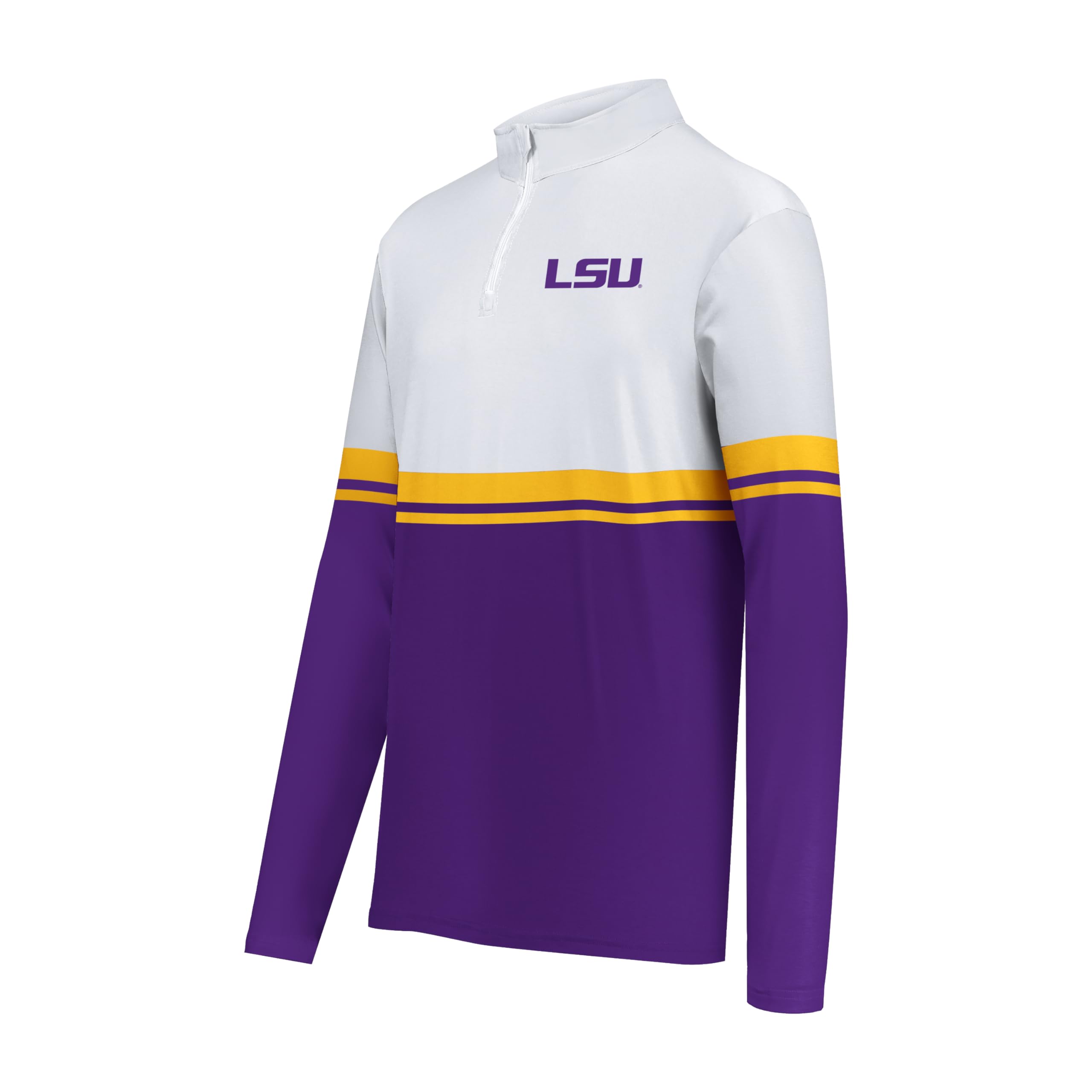 Holloway Sportswear Bluza sportowa Mężczyźni Holloway Lsu Tigers Cotton Touch Męski Zamek Błyskawiczny 1/4