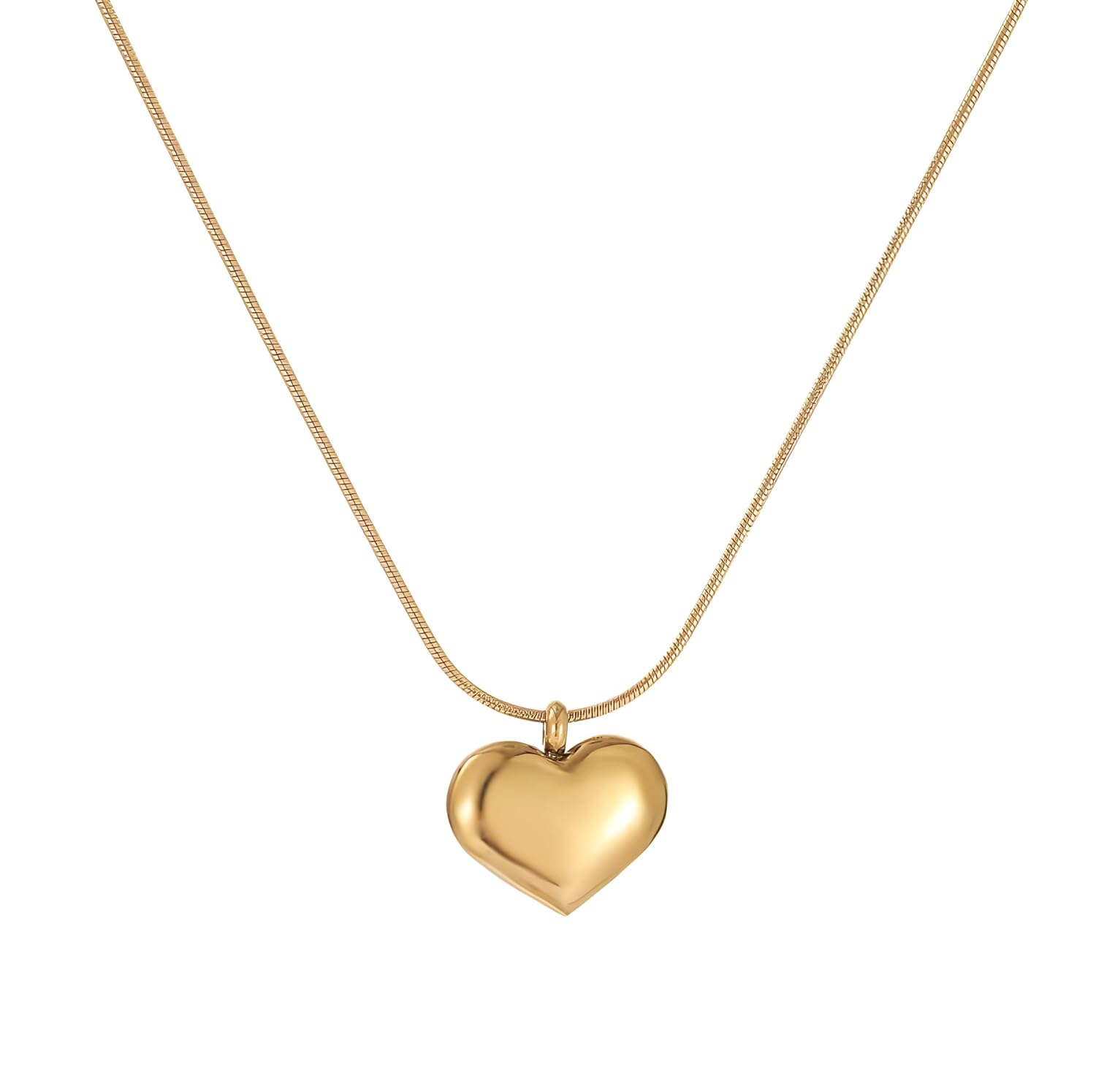 IISUS JEWELS Women Gold-Plated Heart Pendant Necklace | With Anti-Tarnish Stainless Steel Quality and Hypoallergenic Prope... - Review, Price and Buying Guide