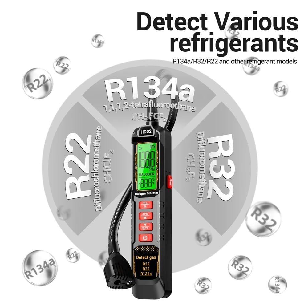 Amazon.co.jp: ハロゲンリーク検知器 R22/R32/R134a ガス検知器