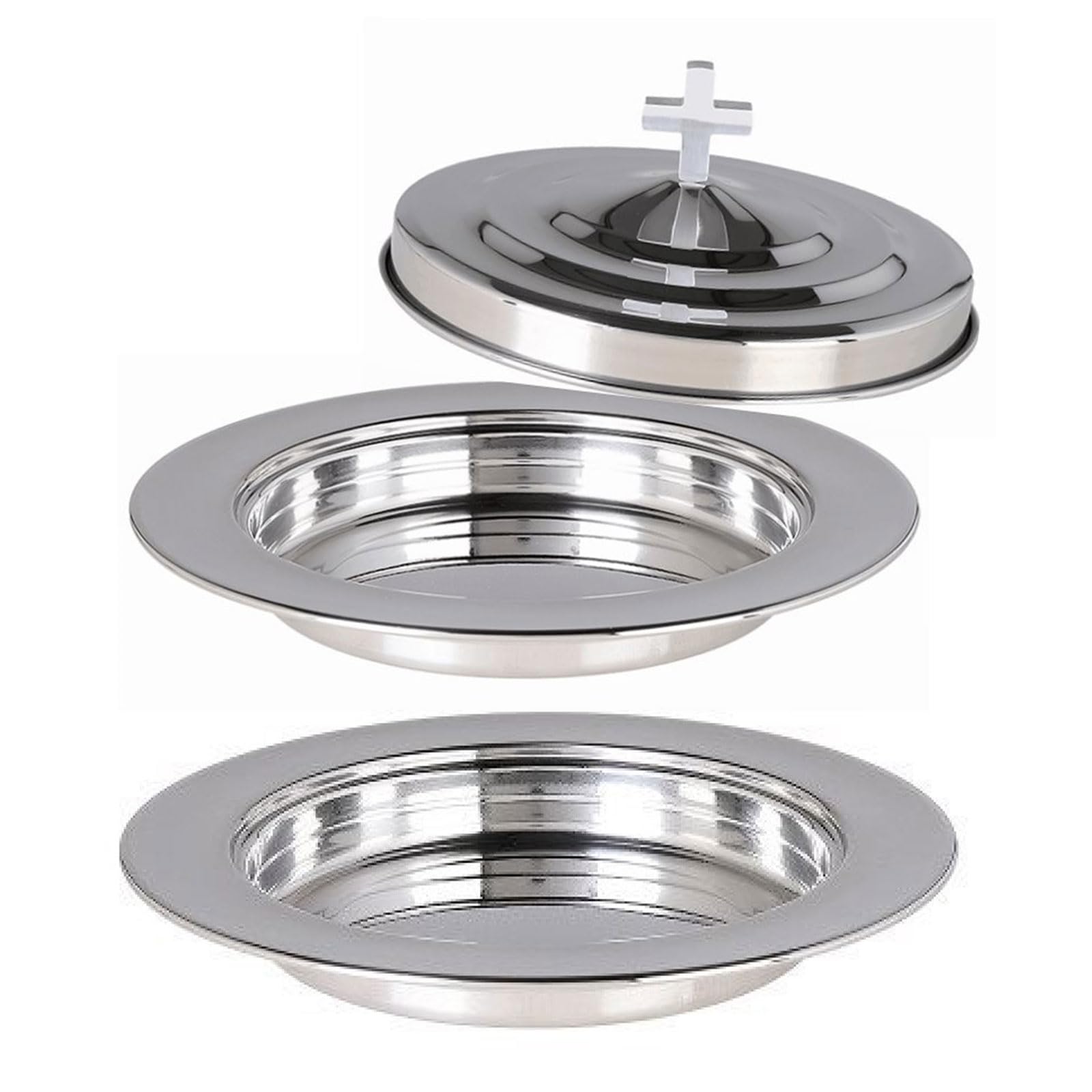 HDOYTXXM Practical Communion Service Kits Food Safe Stainless Steel Stackable Design Ideal for Churches and Family Use Stainless Steel Supplies