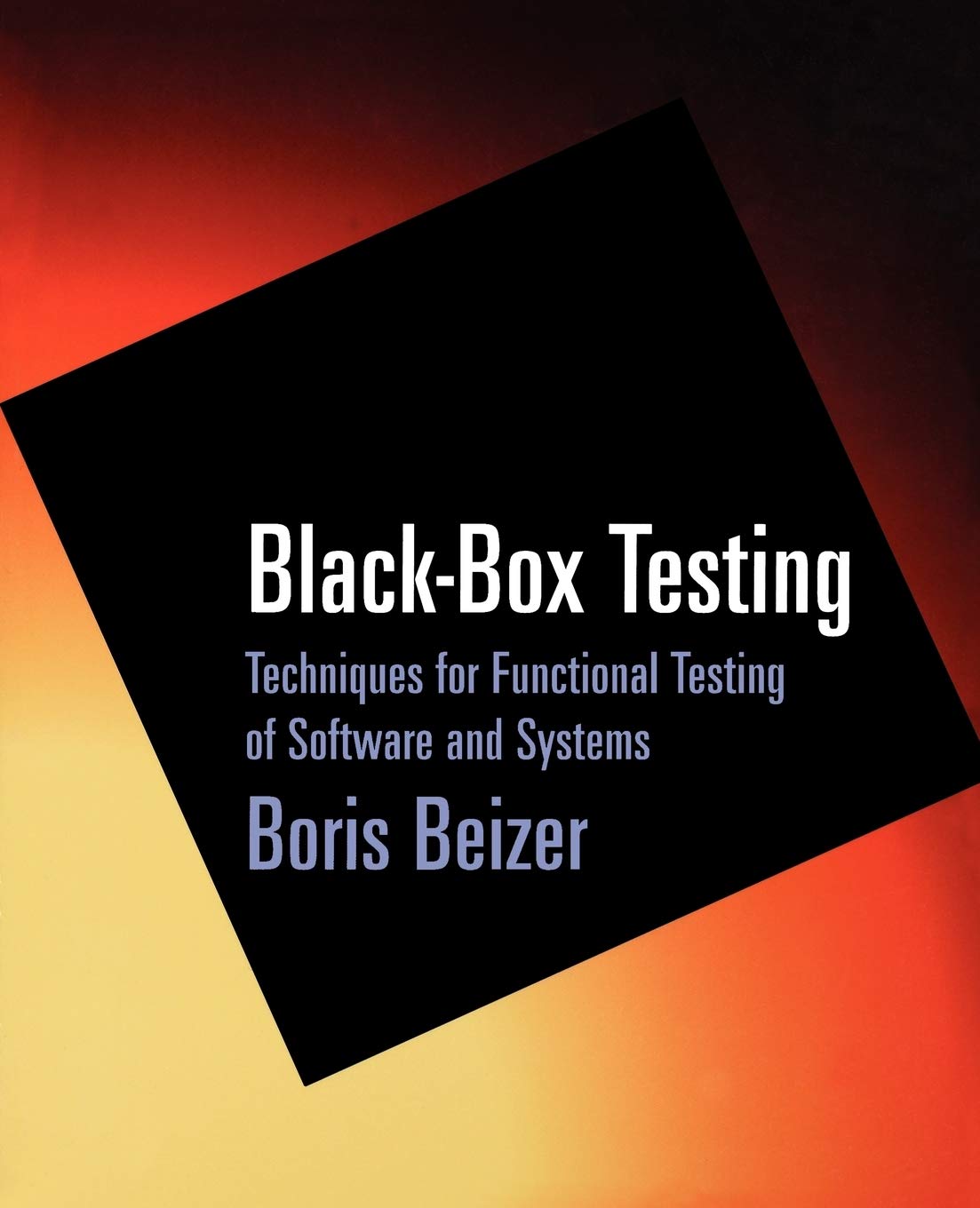 Black-Box Testing by Boris Beizer - 9780471120940