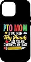 Vista 6 de Funda para iPhone 15 para padres y maestros, accesorios para mamá, PTO Mama