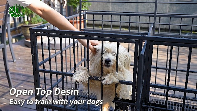 Amazon.com : EZ4ENCE 42/48/54 Inch Metal Dog Crate for Large Dogs