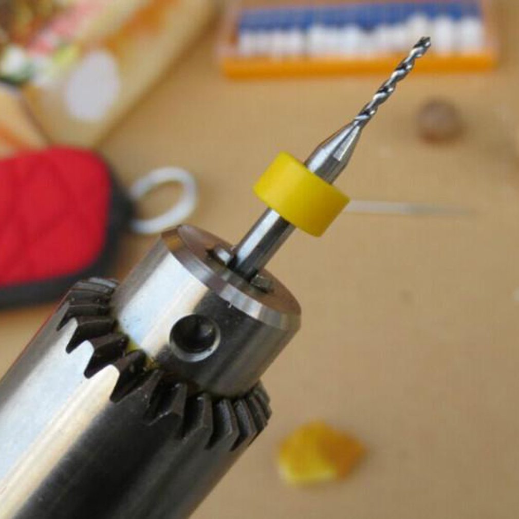 10pcs PCB Drill Bits Set Spiral Flute Carbide 0.3mm-1.2mm for Print Circuit Board Stone Dremel Jewelry CNC Engraving