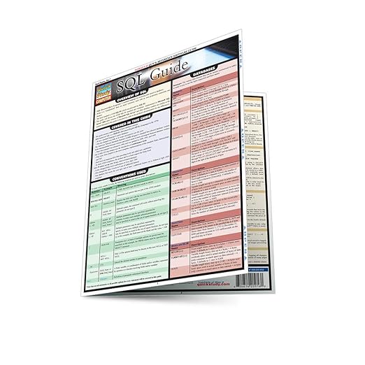 SQL Guide Laminated Reference Guide (QuickStudy SQL): John Hales ...