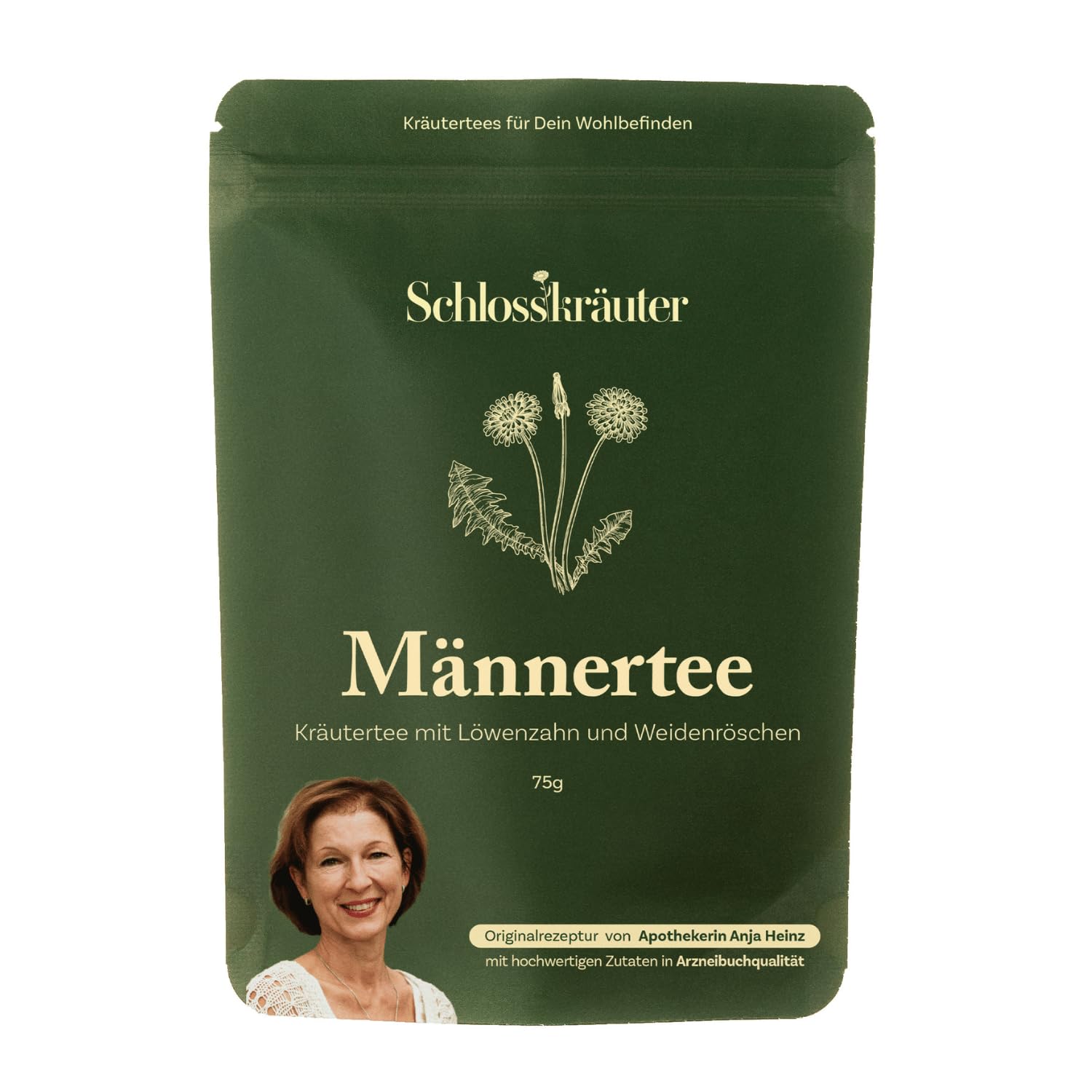 Männertee mit Weidenröschen und Löwenzahn | 100% natürlicher Prostata Tee für Männer | Weidenröschentee für Prostata, Ma