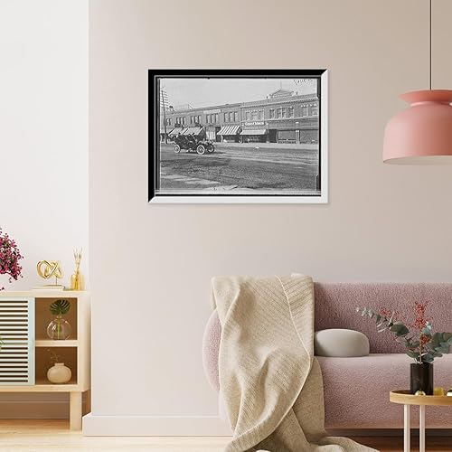 Miniatura 1 de Historic Framed Print, Commercial street, Bastendorff block and G. & R. MacMillan Company store, at right, 17-78" x 21-78"