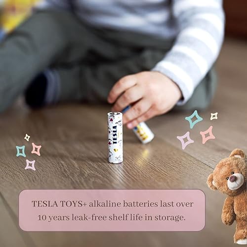 Miniatura 5 de Tesla Pilas alcalinas AA Toys+ Girl Paquete de 4