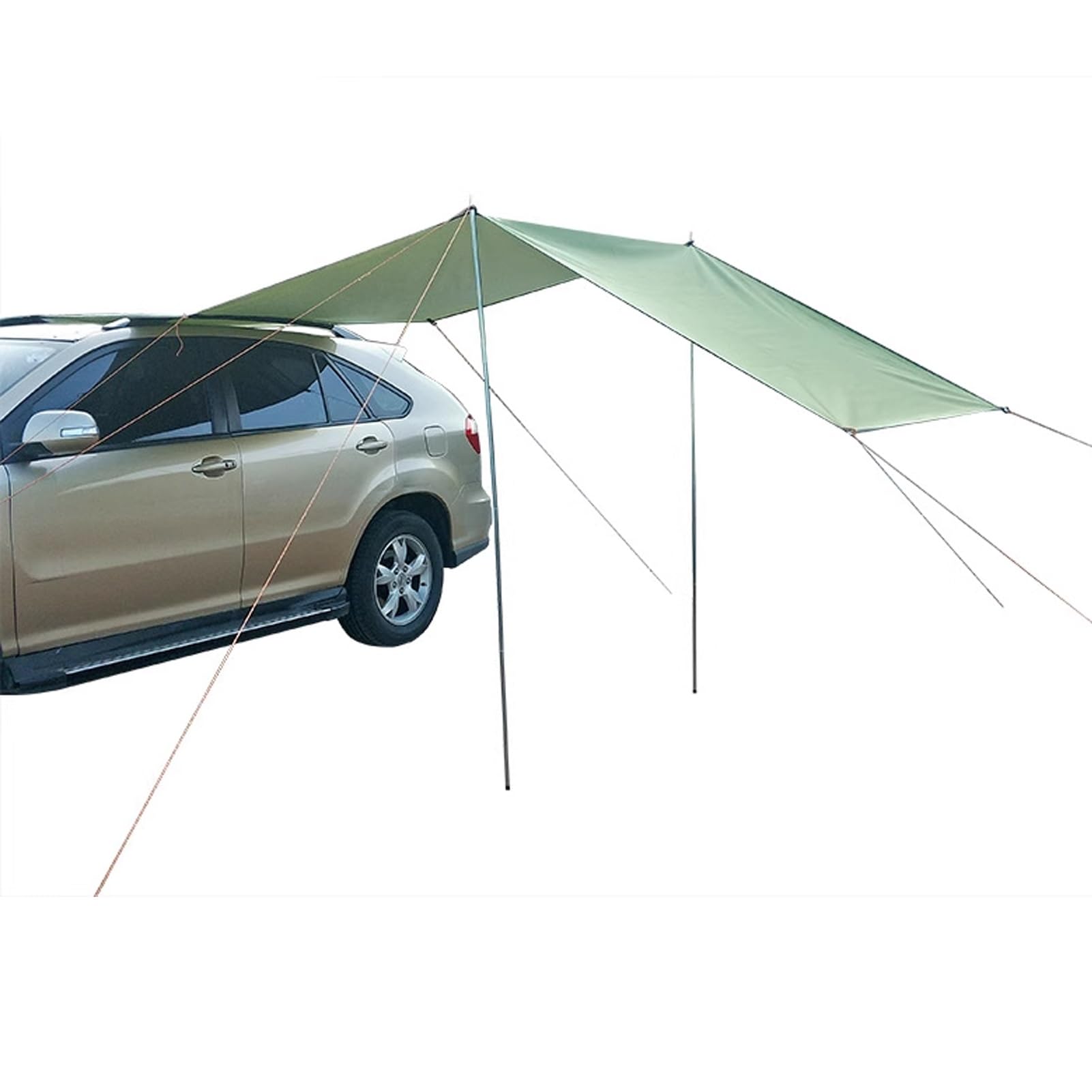 Toldo para Coche, Toldo Camper, Carpa Trasera de Coche, Impermeable Tienda de Campaña Lateral, Toldo para Maletero de Coche, Toldo Lateral/Trasero , para Camiones, SUV, Furgonetas(300x200cm/118.1x78.7