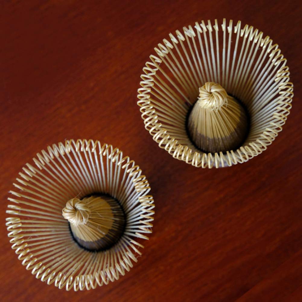 Frusta per Matcha, Frusta per Tè in Bambù, Accessorio per la Cerimonia del Matcha, Frusta per L'etichetta del Matcha in Polvere per Principianti, Amici, Amanti, Cerimonia dei(Bambù viola 120)