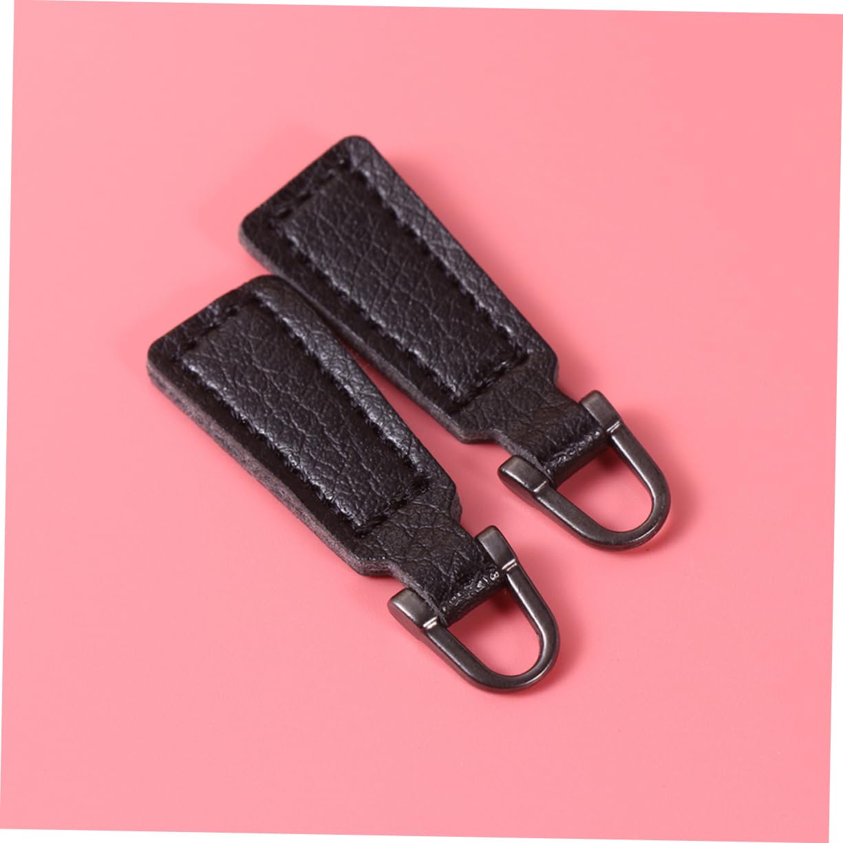 DIYEAH 125piezas Tiradores De De Reparación Para Ropa y Accesorios Cabezas De De Pu Reemplazo Para Mochilas