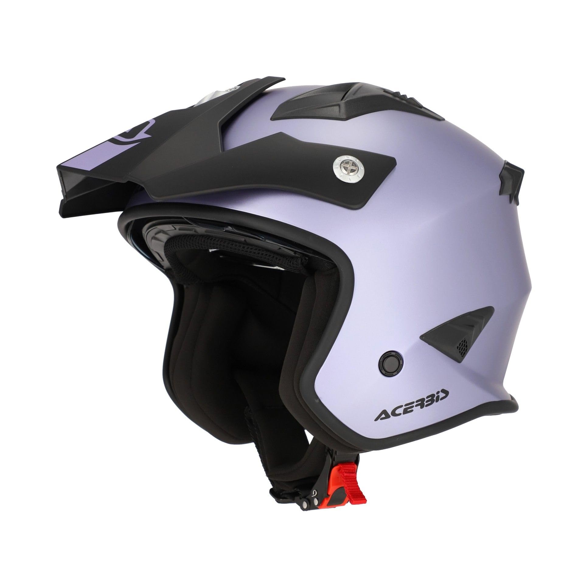 Acerbis - Casco Jet Aria - Color púrpura metálico - Talla S