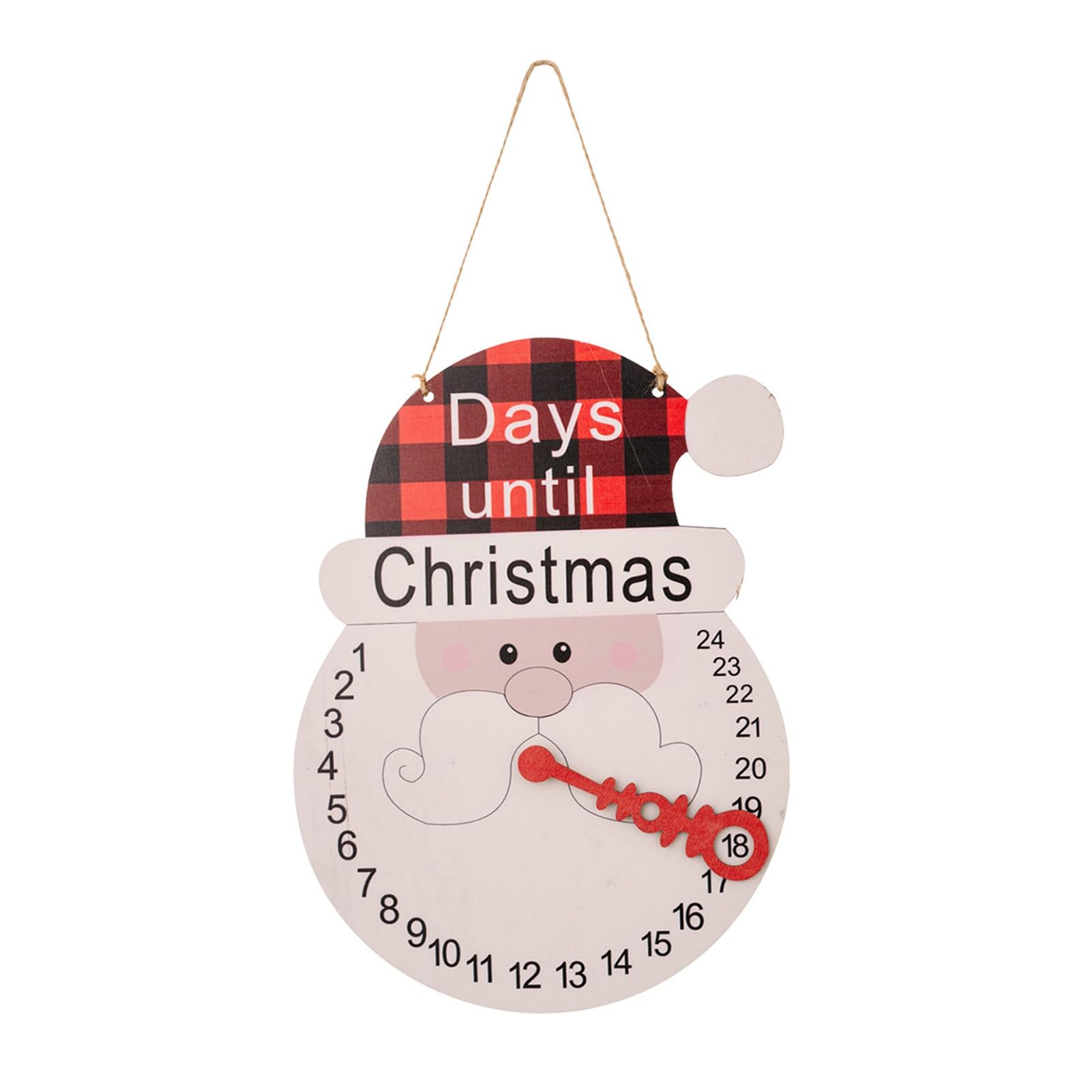 Calendario Dell'Avvento Magnetico In Legno – 24 Giorni Conto Alla Rovescia Per Bambini E Decorazione Natalizia